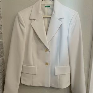 White Benetton Blazer